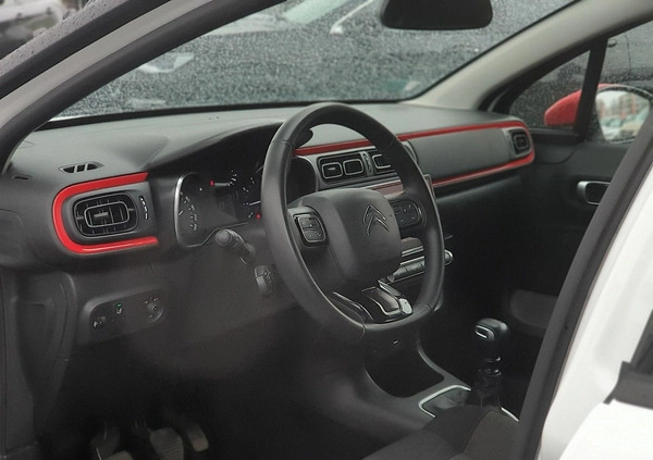 Citroen C3 cena 44800 przebieg: 132493, rok produkcji 2019 z Pionki małe 379
